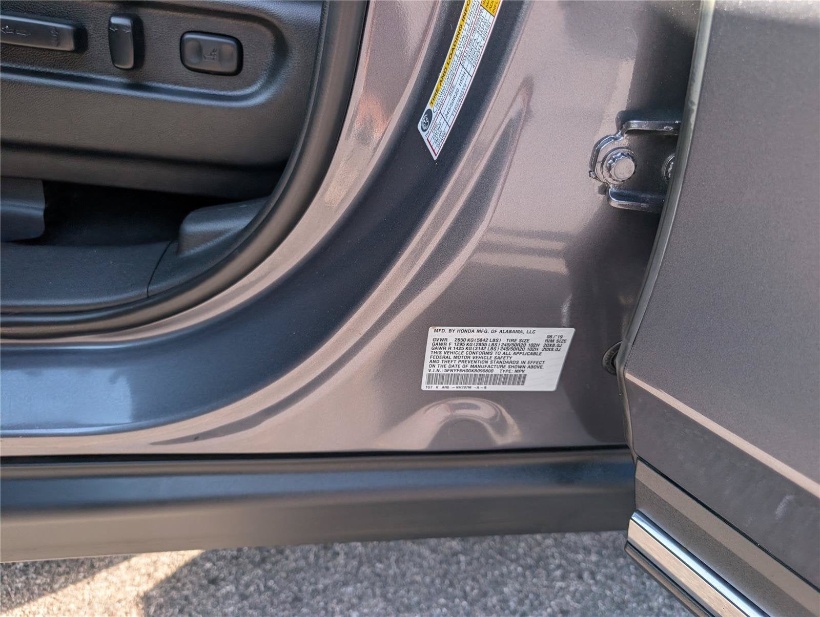2019 Honda Pilot Elite