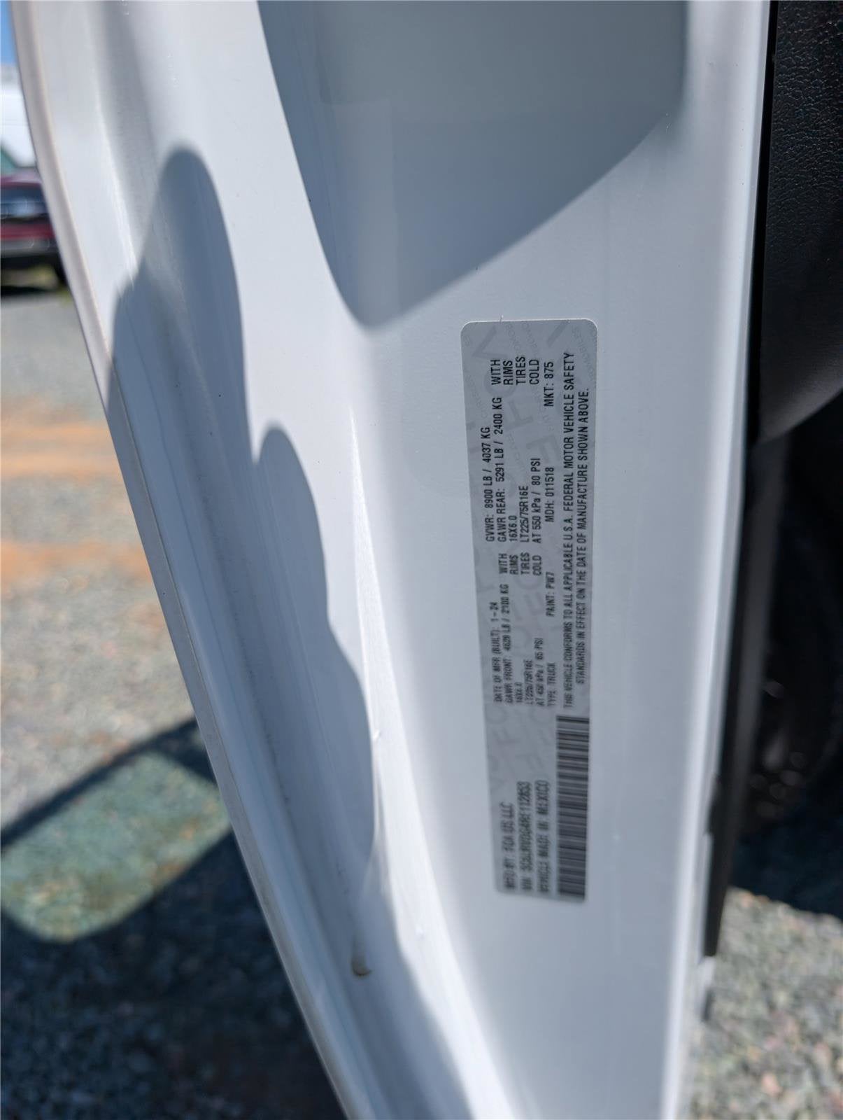 2024 RAM ProMaster Cargo Van Tradesman
