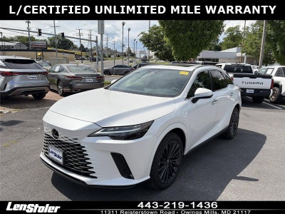 2026 Lexus RX 350h AWD