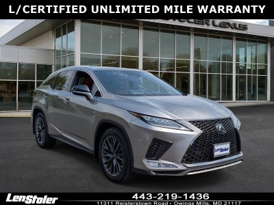 2021 Lexus RX 350 F SPORT Handling AWD